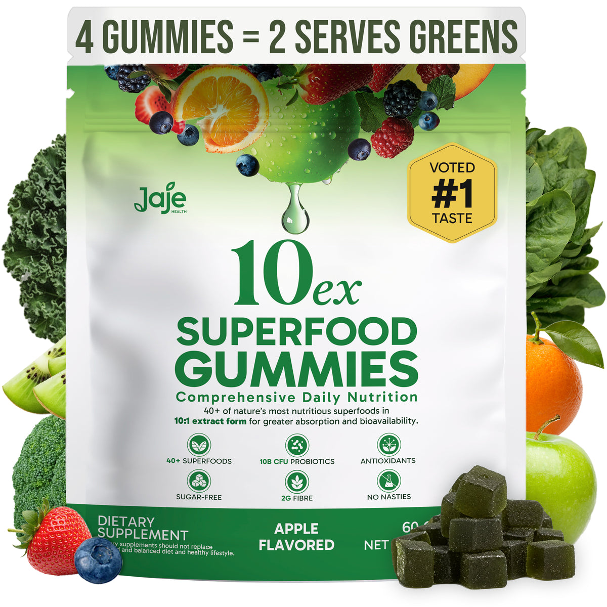 10EX SUPERFOOD GUMMIES